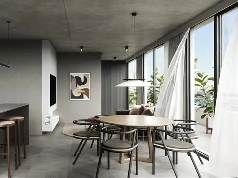 Departamento 3 ambientes con 2 baños