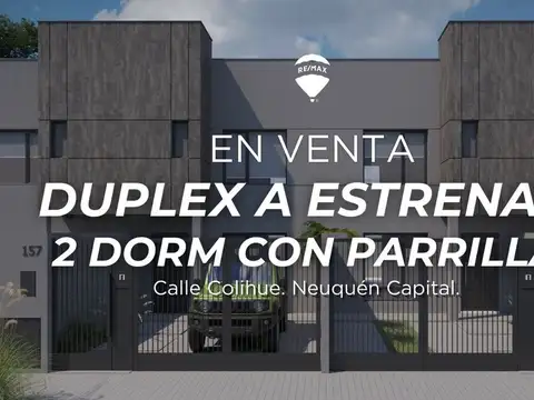 VENTA, DUPLEX 2 DORMITORIOS A ESTRENAR!