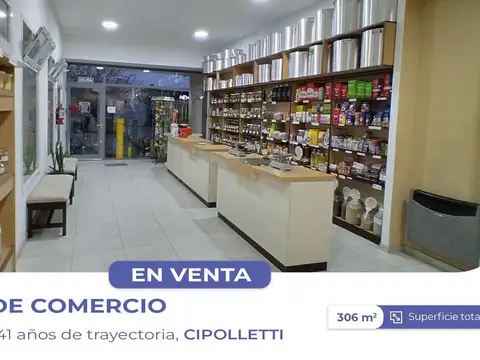 VENTA FONDO COMERCIO FORRAJES CIPOLLETTI 41 AÑOS