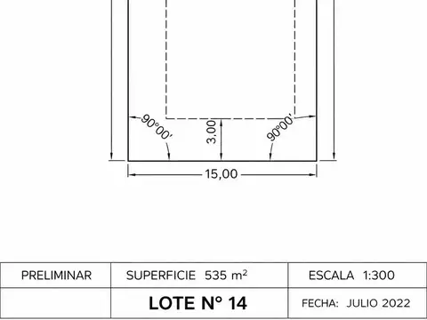 Terreno en Venta de 535,0 m2