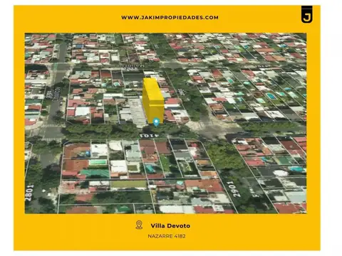 LOTE EN VILLA DEVOTO 8.66 X 34.89 USAB 1