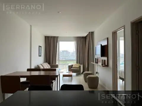 Alquiler Temporal Depto 2 Ambientes Con Balcón en Condominios de la Bahía, Nordelta.