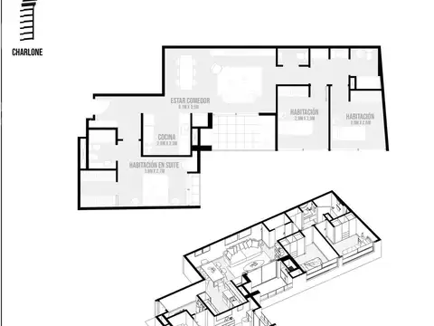 Departamento en Venta de 4 ambientes