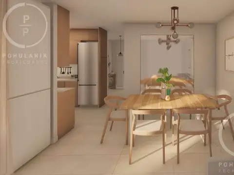 Departamento 4 ambientes con 2 baños