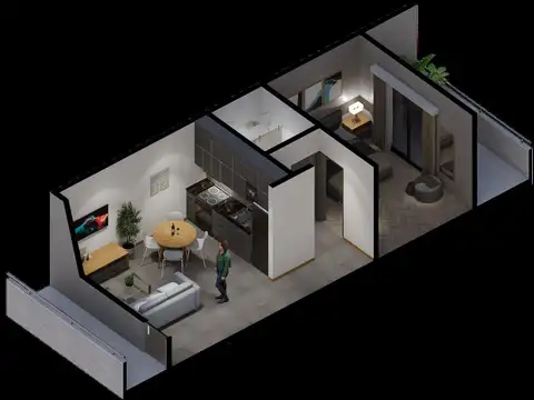 Departamento 2 ambientes- Full Amenities - IDEAL RENTA!