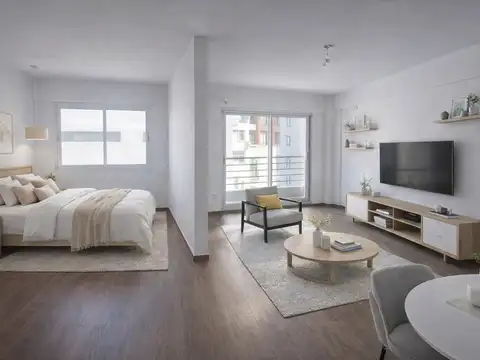 Monoambiente divisible (2 amb chicos) A ESTRENAR con balcon o patio TODO LUZ