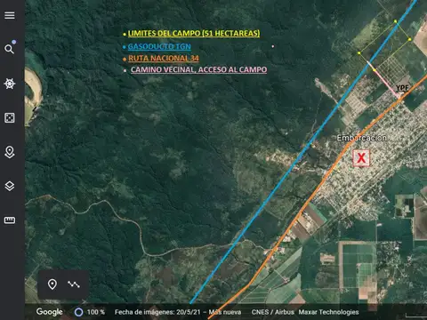 Campo en Venta de 51  ha