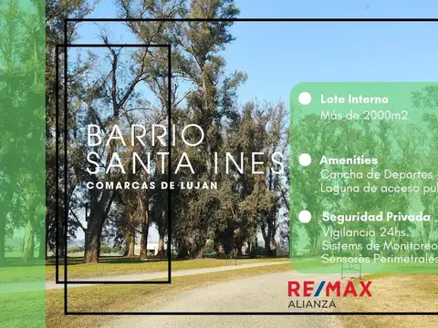 LOTE EN VENTA COMARCAS DE LUJAN BARRIO SANTA INES