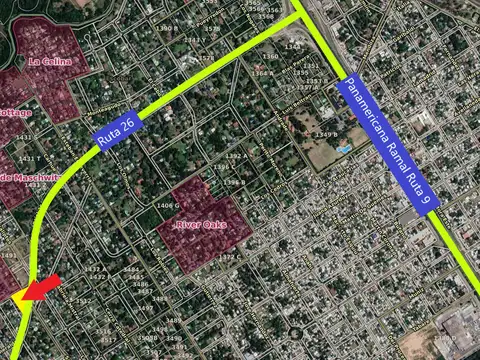 PREDIO APROBADO PARA HACER CONDOMINIOS SOBRE RUTA 26
