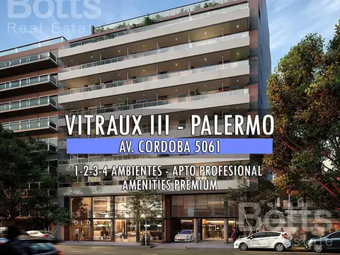 VENTA DEPARTAMENTO 4 AMB con BALCÓN TERRAZA 157 mts / PALERMO