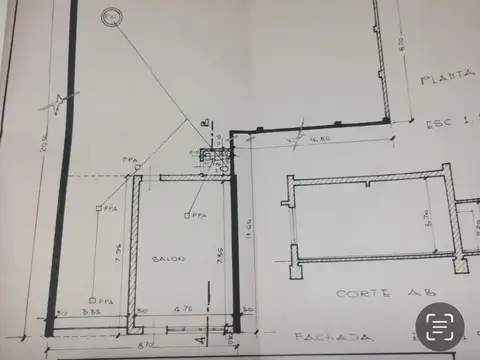 GALPON A LA VENTA DOBLE ENTRADA Y LOCAL AL FRENTE.