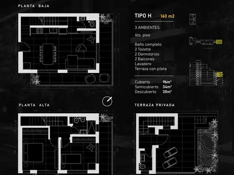 Departamento en Venta de 3 ambientes