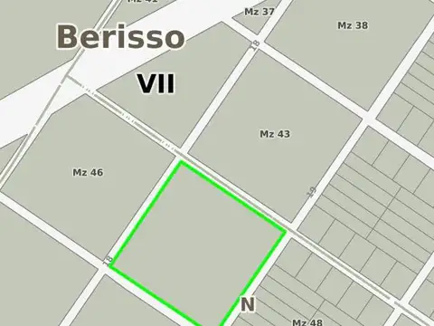 Terreno en Venta en Berisso, USD 16.500