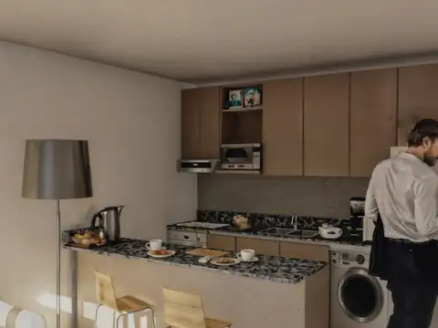 Departamento 2 ambientes con 1 baño