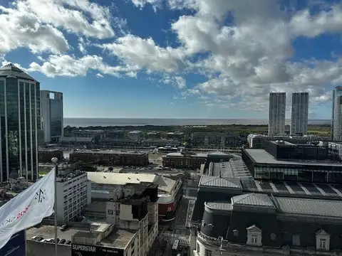 Oficina amoblada con vista al rio y cochera