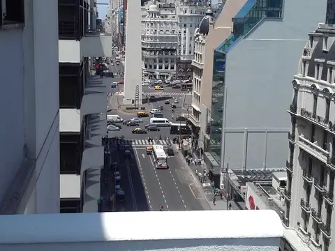 2 amb al frente con balcón totalm luninoso, vista panorámica, apto prof.