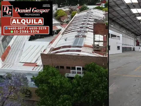 ALQUILER – GALPÓN C/OFICINAS Y LOCAL COMERCIAL – DISTRITO AUDIOVISUAL