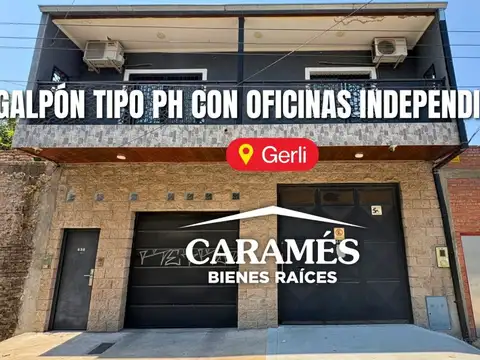 Galpon de 245 metros aprox c/ porton para camion y trifasica. Exc ubicación