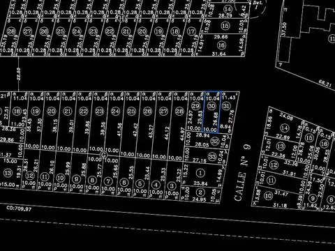 Terreno en Venta 10  mts Fondo