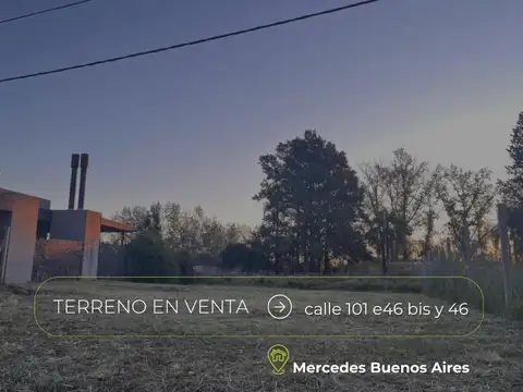 Venta terreno en Mercedes barrio las acacias a metros de av 40 y av 1