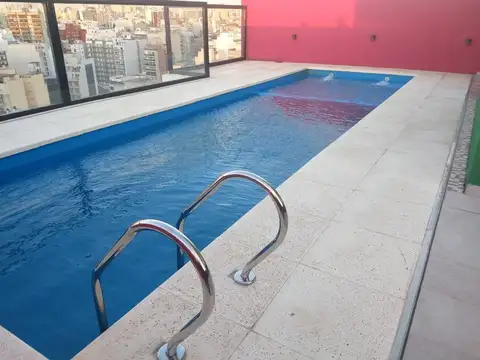 Hermoso monoambiente! Piscina, Laundry, SUM Parrilla!