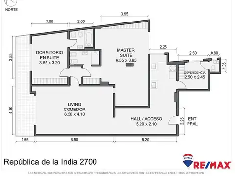 Departamento en Venta en Palermo Chico, USD 309.000