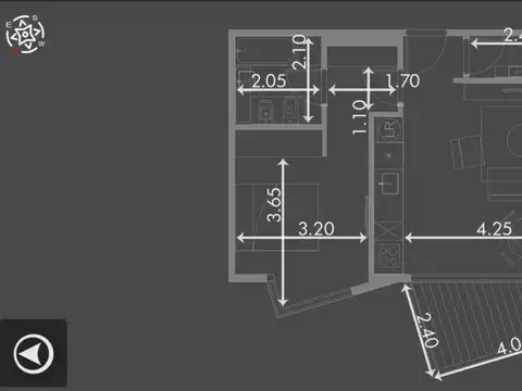 Departamento en Venta con 1 cocheras
