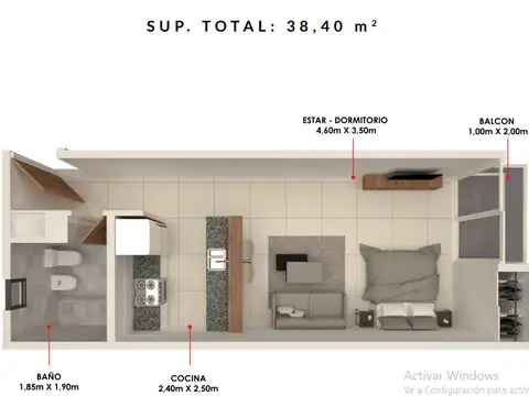 Departamento en Venta en La Plata, USD 55.000