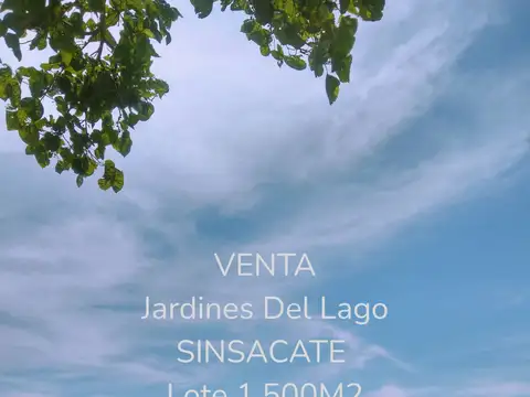 VENTA | LOTE DE 1.485 m – JARDINES DEL LAGO, SINSACATE