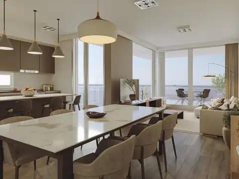 Departamento 4 ambientes con 2 baños