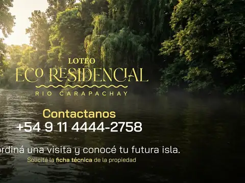 Terreno en Venta en Arroyo Carapachay, USD 39.000