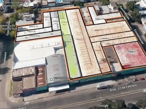 VENTA GALPON DE 1794m2 SOBRE BV 27 DE FEBRERO