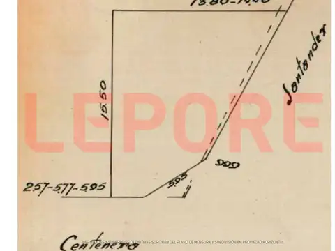 Terreno en Venta en Parque Chacabuco, USD 230.000