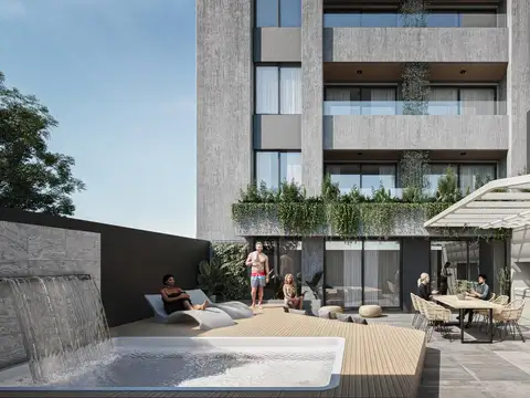 Departamentos en zona Parque España, diseño exclusivo, balcón terraza, amenities