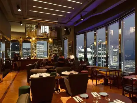 OFICINA EDIFICIO COMEGA Piso ALTO 440m2 - Av Corrientes y L N Alem "cocheras"