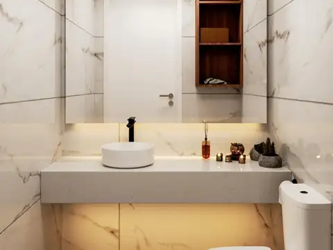 Departamento 3 ambientes con 2 baños