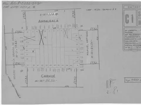 Carhue e/ Severo Garcia Grande de Zequeira y Manuel Artigas