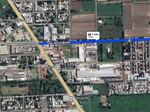 Terreno 12ha o fraccionado, 10 lotes de 1ha aprox, pasos Av. San Martin