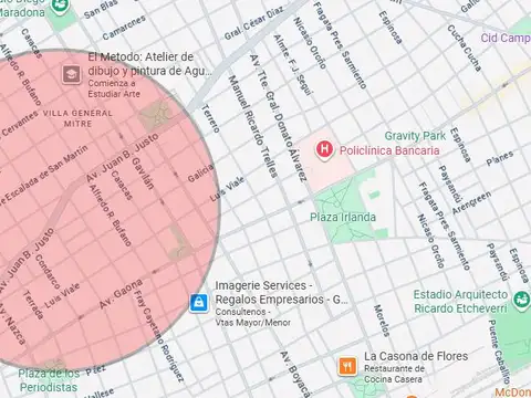 Terreno en Juan B. Justo cercano a Av. Nazca