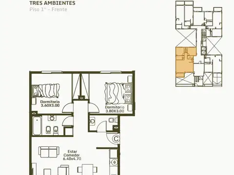 Departamento en Venta en El Palomar, USD 93.000