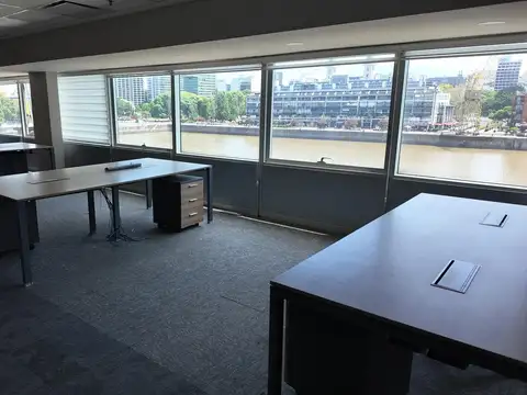 Oficina alquiler en Puerto Madero 380m2 + 4 cocheras