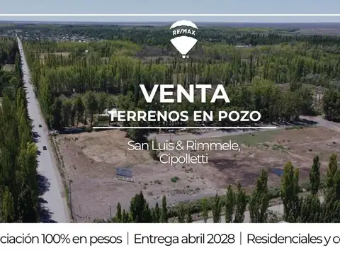 VENTA TERRENO INVERSIÓN CIPOLLETTI