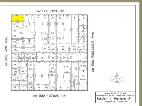 Genova 1300  esquina  Lenzoni
