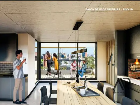 Departamento 3 ambientes con 1 baño