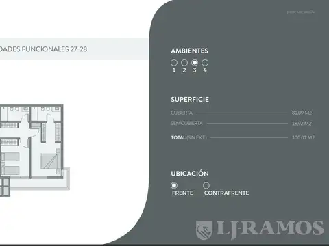 Departamento en Venta de 2 dormitorios