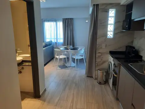 almagro Abasto Venta 2 ambientes nuevo piso alto 2 balcones y 2 baños Muy luminoso Amenities