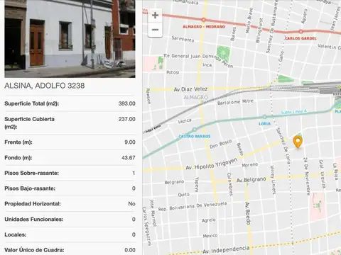 Terreno en Venta en Balvanera, USD 250.000