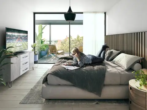 Departamento 2 ambientes con 1 baño