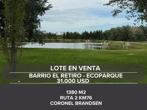 Venta de lote El Retiro Ecobarrio Brandsen