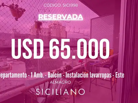 Departamento en Almagro